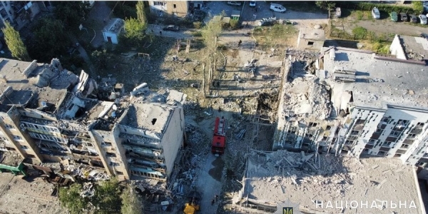 Зруйновані житлові будинки у Покровську (Фото:НПУ)
