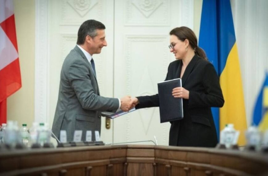 Україна і Швейцарія розширили програму відбудови до ₣100 мільйонів