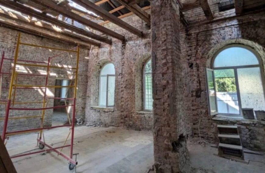 В Одесі ремонтують пам’ятку архітектури – хірургічний павільйон Єврейської лікарні