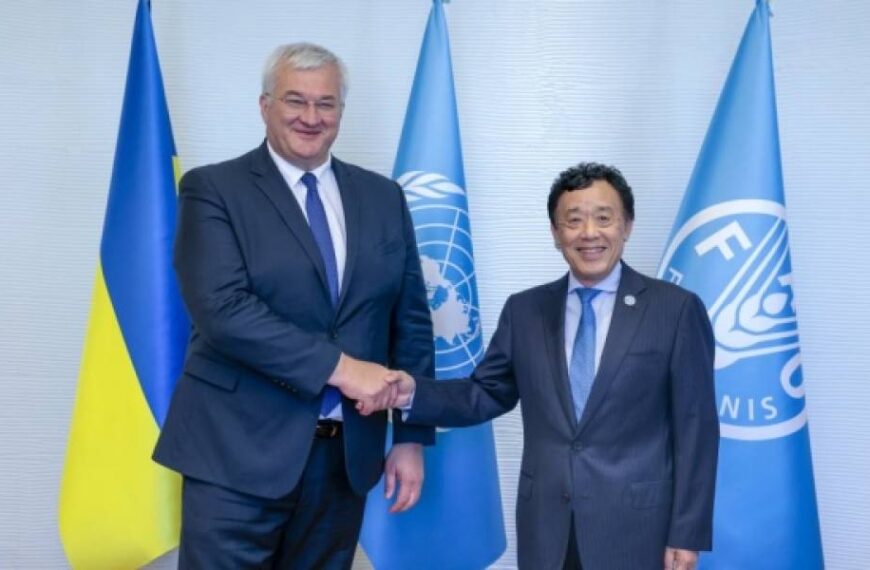 Сибіга зустрівся із гендиректором Продовольчої та сільськогосподарської організації ООН