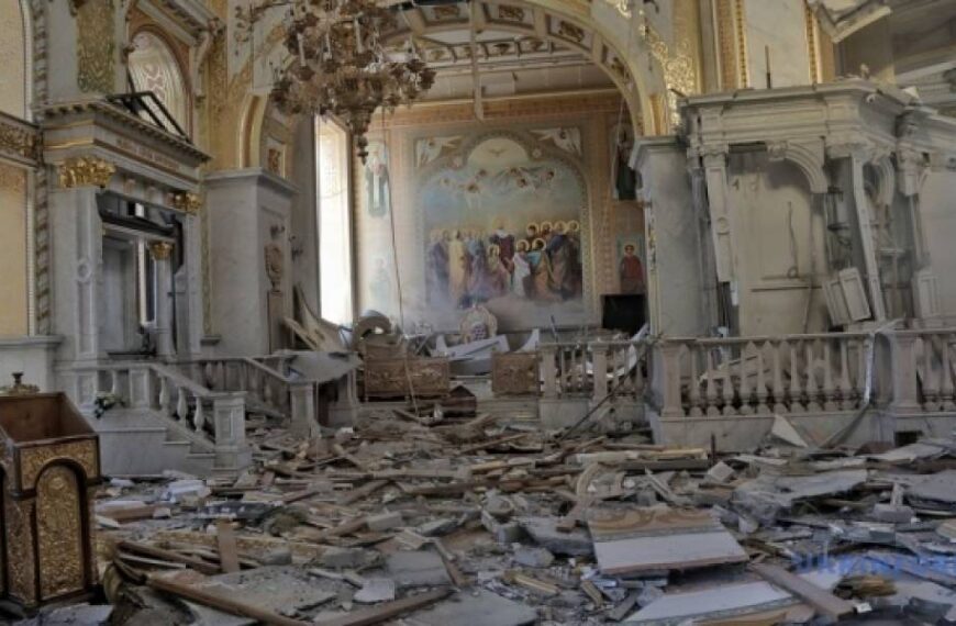 В Одесі у Спасо-Преображенському соборі відновлюють систему опалення за гроші Італії