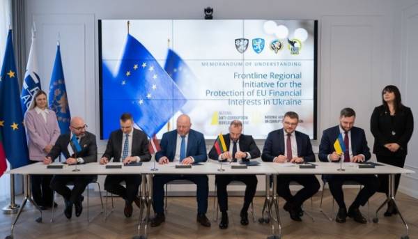 Україна і Балтійські держави заснували платформу проти корупції для охорони фінансування реконструкції.