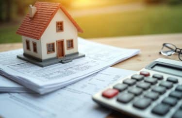 будинок, документи, калькулятор