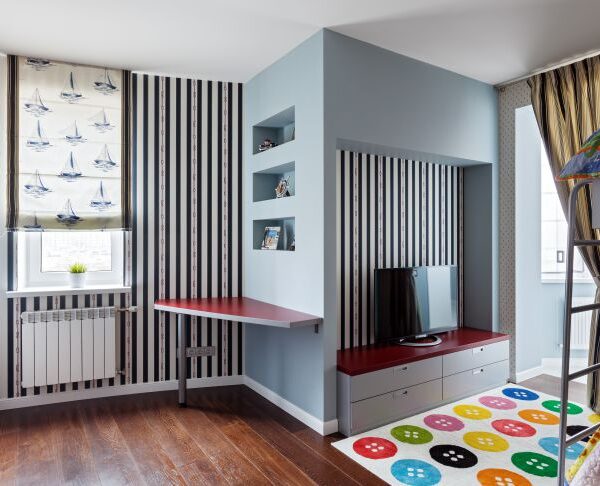 Як зонувати кімнату для двох дітей: хитрість за допомогою ширми