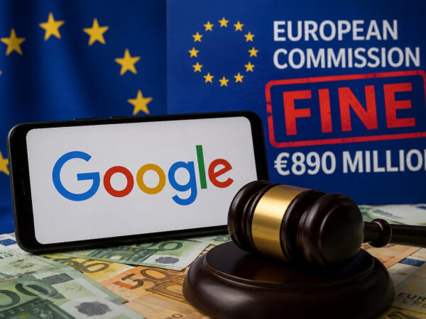 ЄС наклав на Google штраф у розмірі 890 мільйонів євро, повідомляє Мінфін.