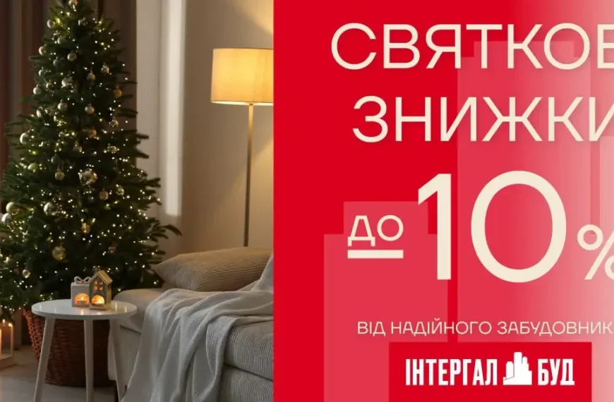 Новорічні знижки на Заході України від «Інтергал-Буд»!