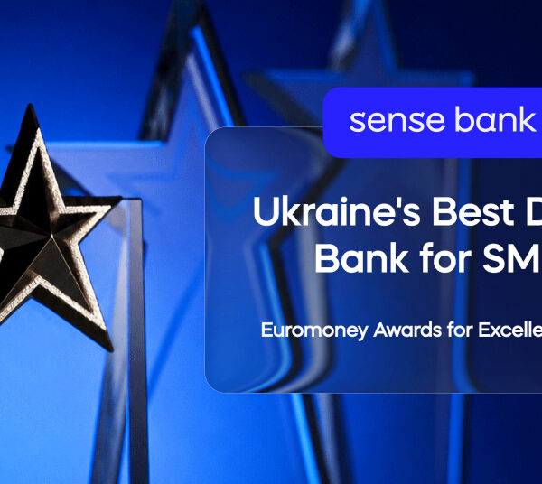 Sense Bank визнано найкращим банком у сфері цифрових технологій для малого та середнього бізнесу за версією Euromoney Awards for Excellence 2026 — Мінфін