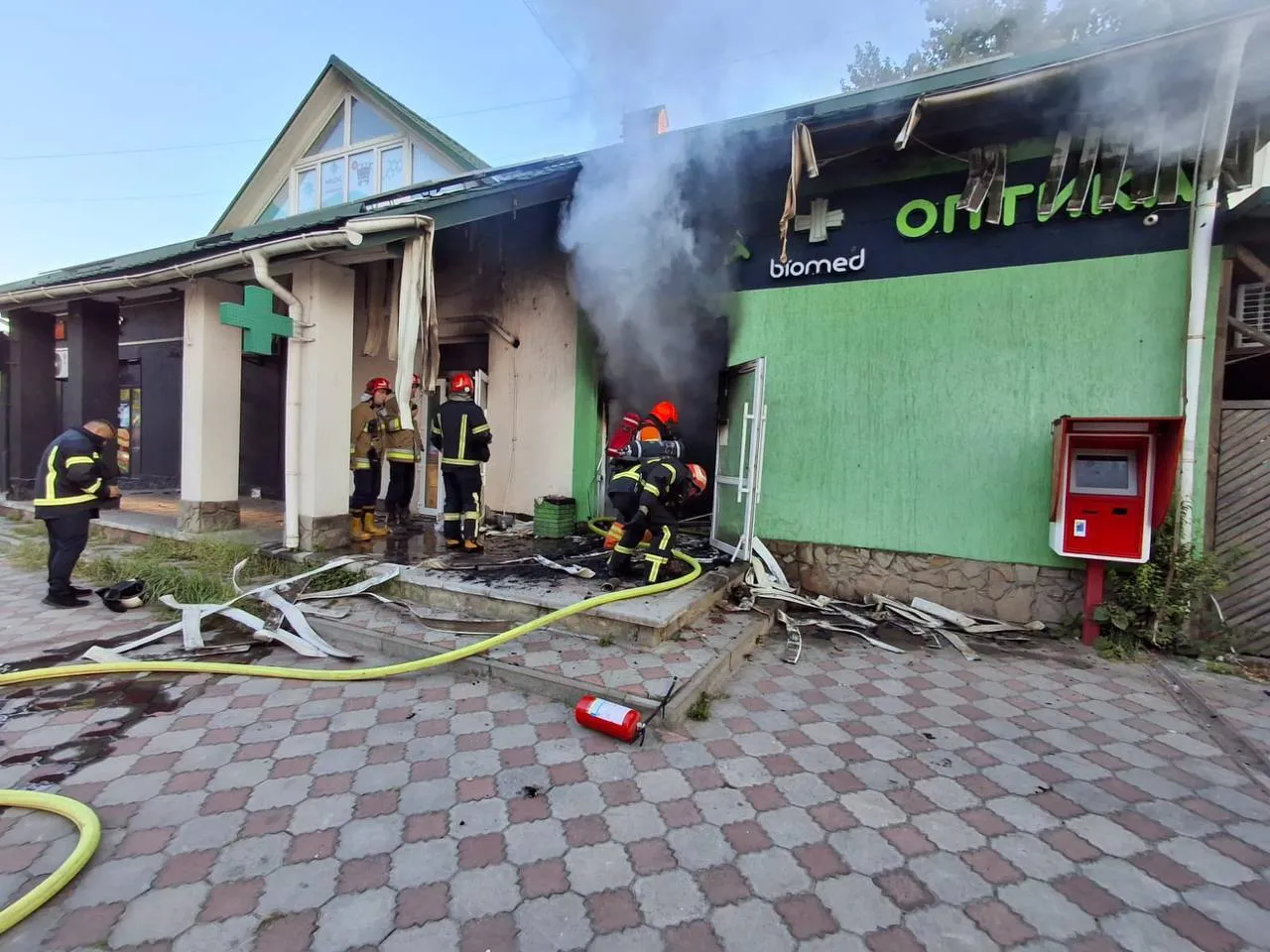 Пожежа у львівській аптеці