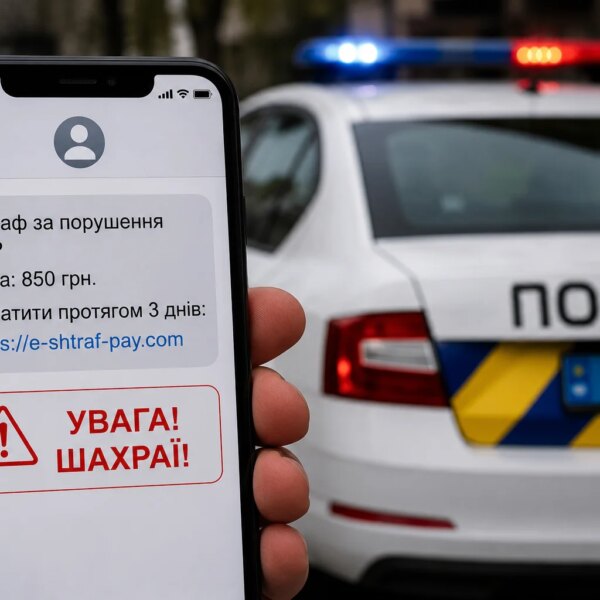 Правоохоронці не інформують про штрафи через SMS: фальшиві постанови правил дорожнього руху призводять до спустошення банківських рахунків.