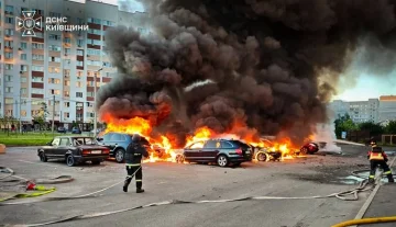 Наслідки російської атаки в Києві