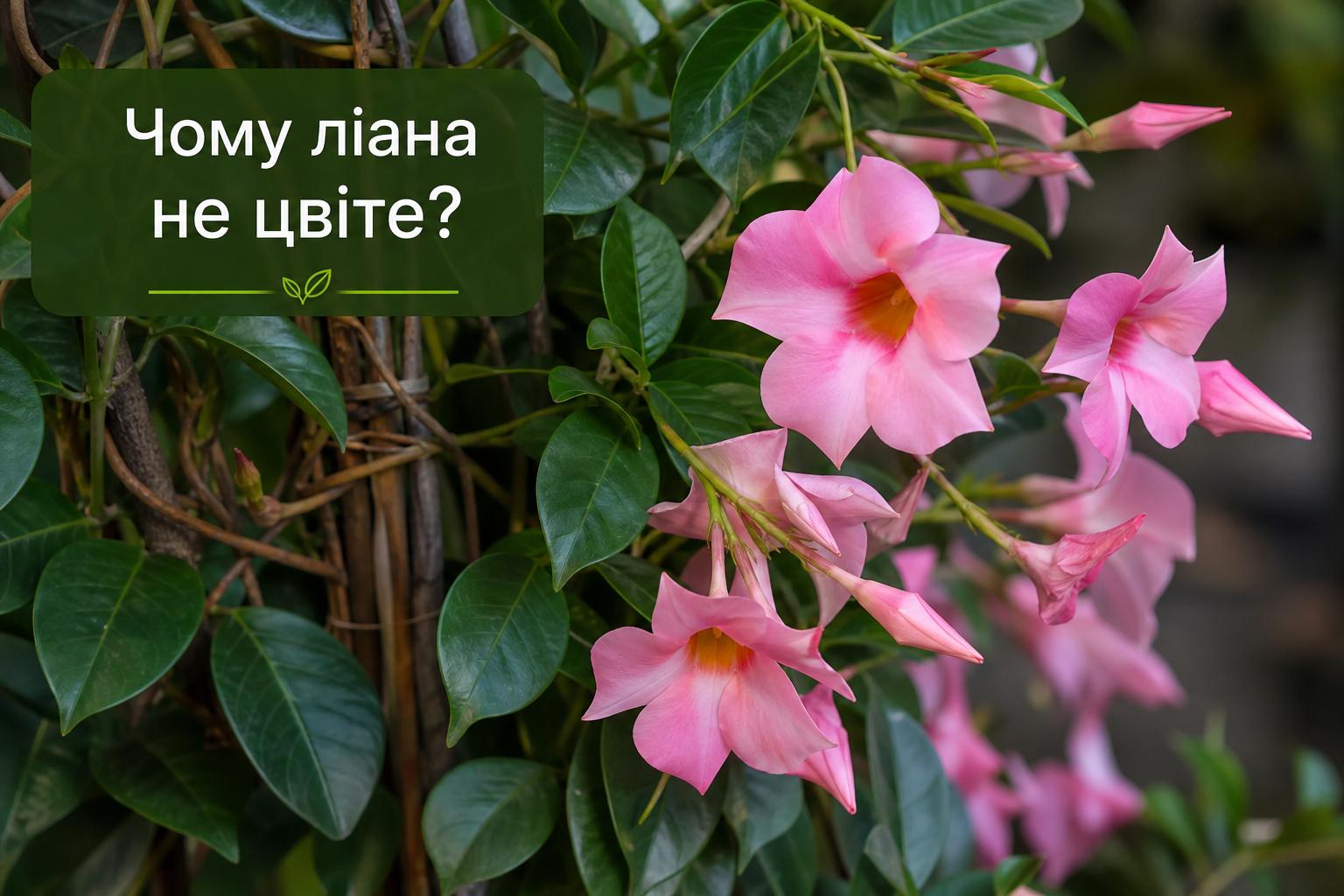 Чому ліана відмовляється квітнути, що робити, основні причини. Як змусити ліану цвісти: тонкощі стимулювання