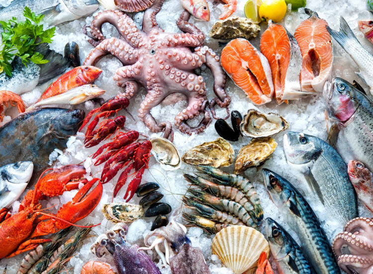 Заморожені морепродукти
