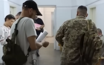 Мобілізація. Фото: скріншот з відео