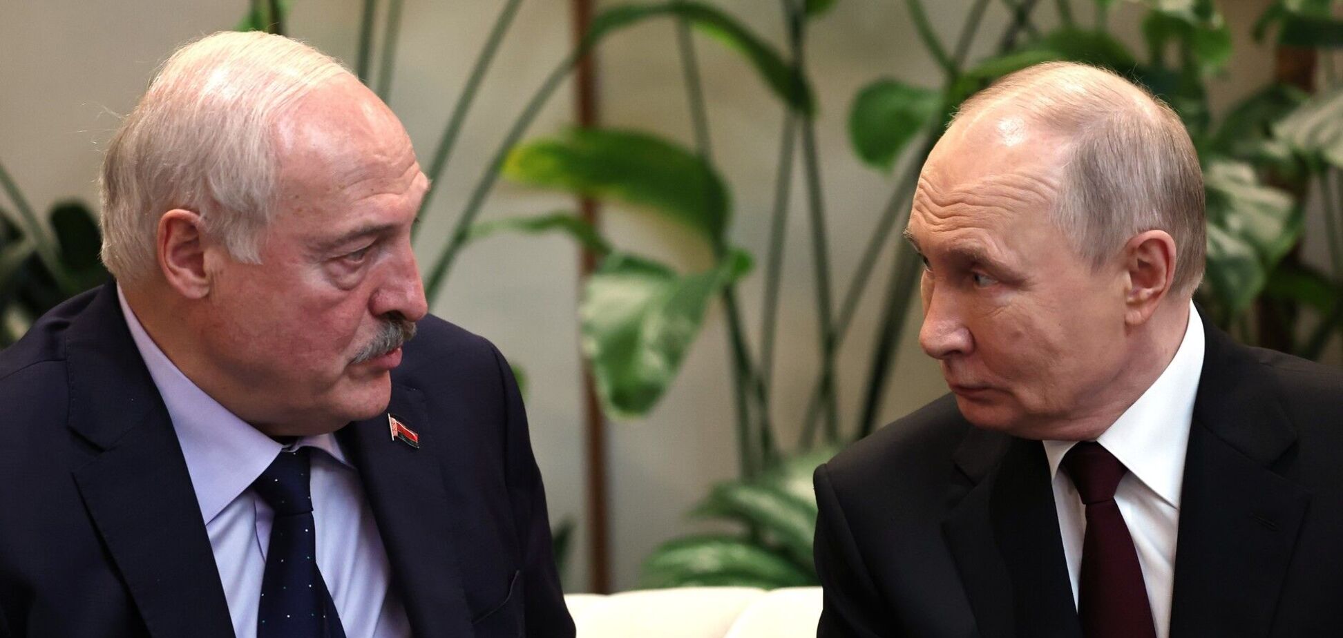 Олександр Лукашенко та Володимир Путін