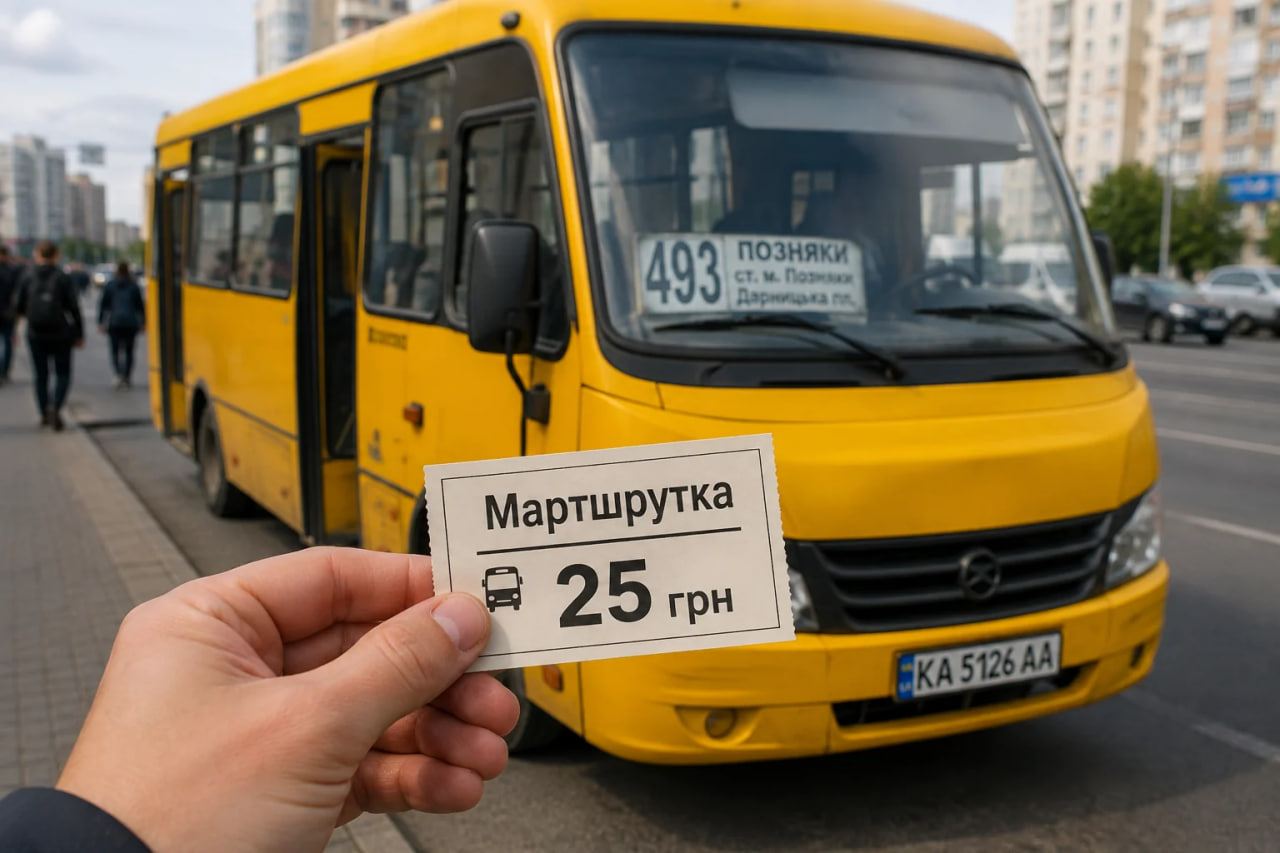 У приватних маршрутках Києва валідатори для безготівкової оплати проїзду мають з’явитися не пізніше ніж через дев’ять місяців після завершення воєнного стану.