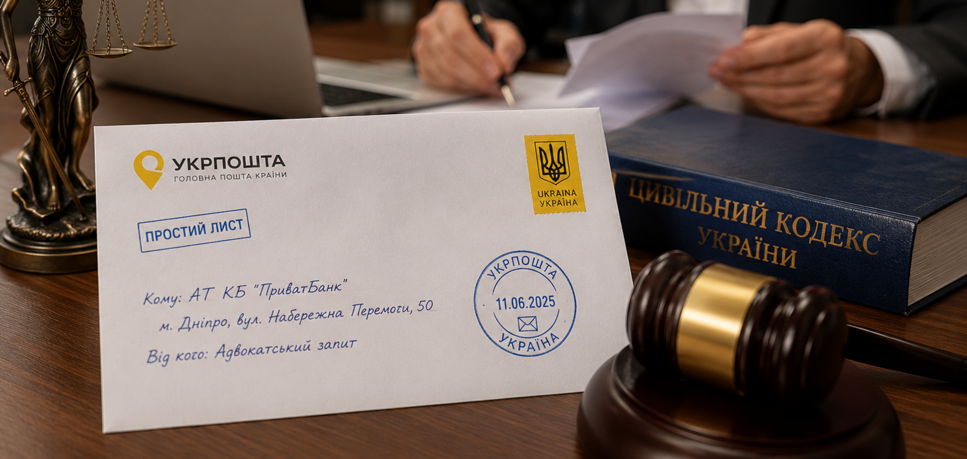 'Укрпошта' доставляла лист 11 днів: клієнт виявився адвокатом і відсудив компенсацію, бо хвилювався