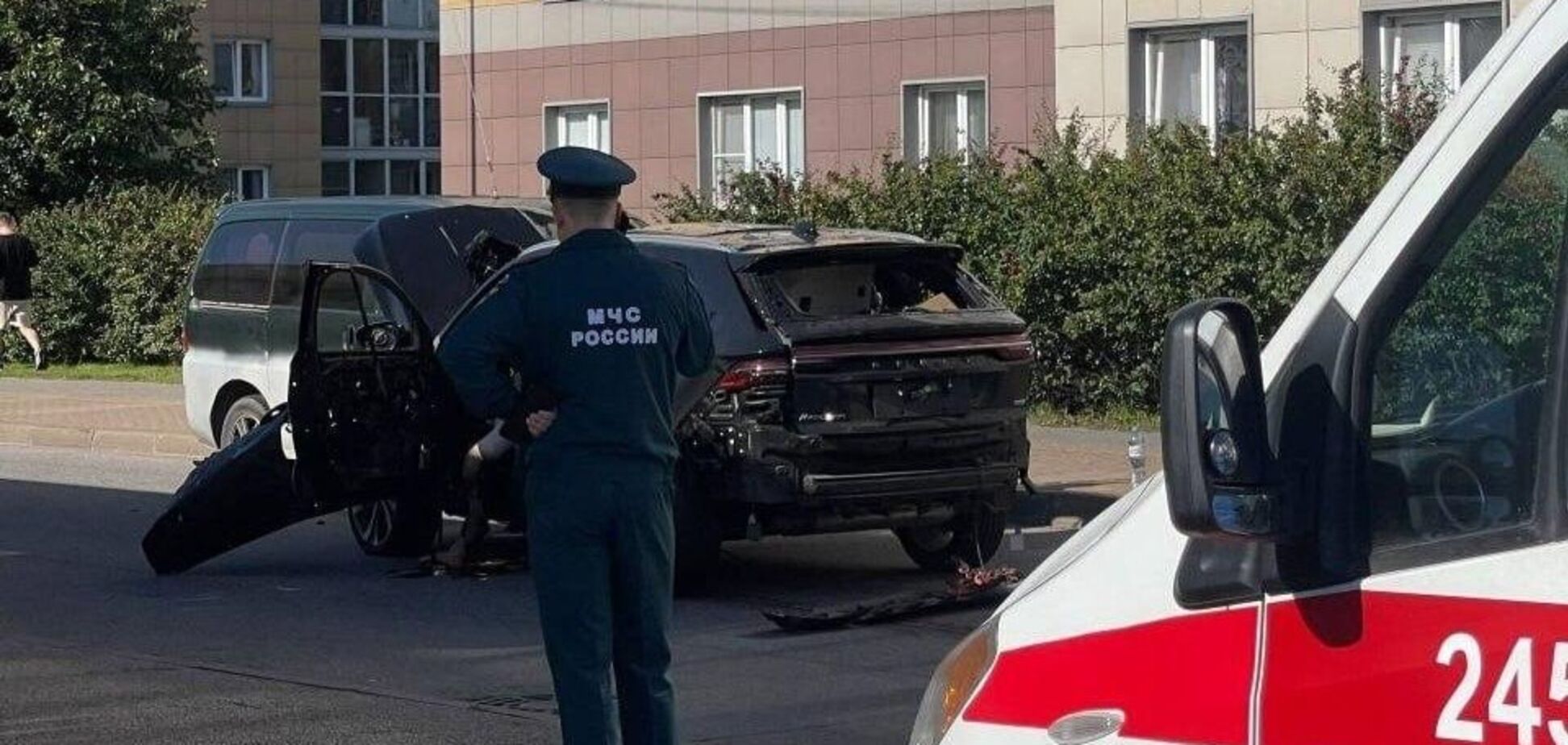 У Санкт-Петербурзі підірвали автомобіль із військовим