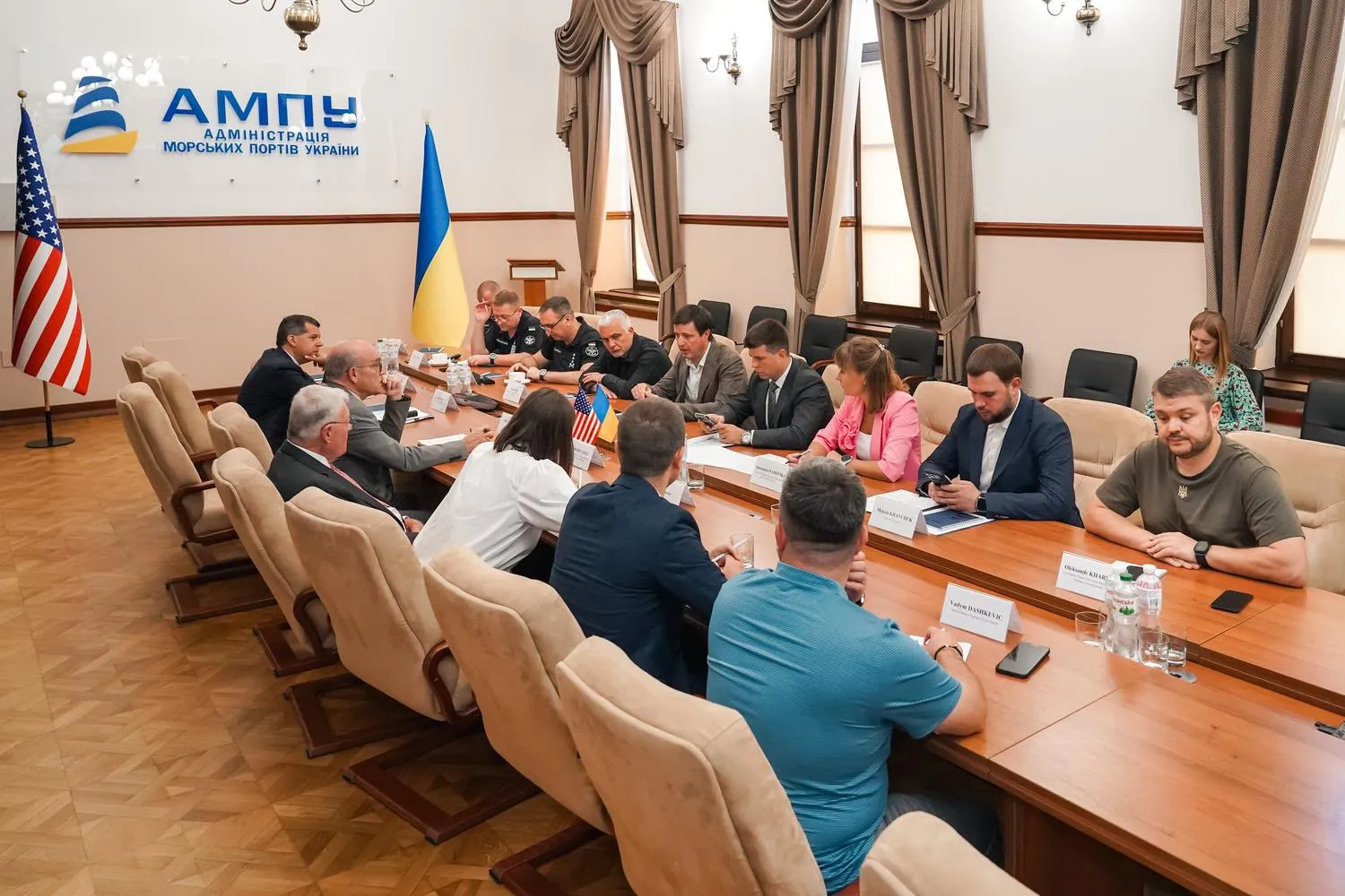 Робочий візит в Одеському порту.