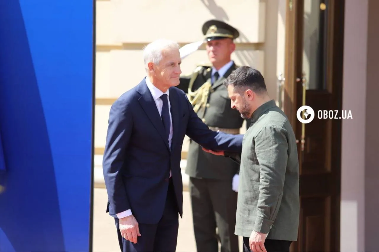 Володимир Зеленський та Йонас Гар Стере