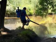 Річка Борщагівка забруднена через черговий напад ворога | Нерухомість столиці