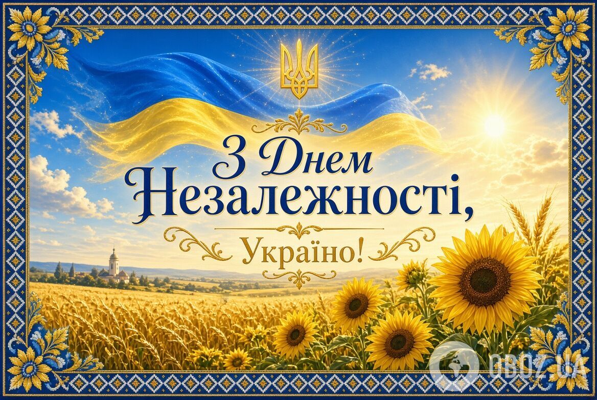 З Днем Незалежності України привітання текст.