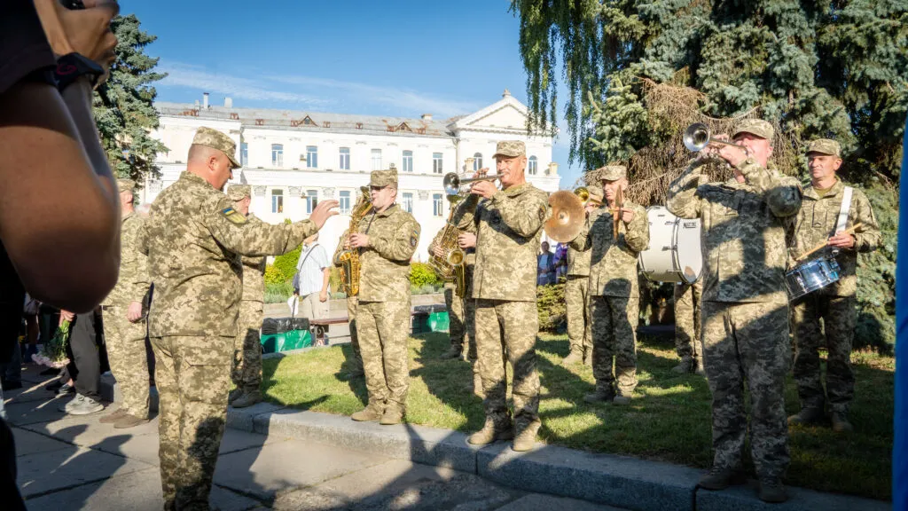 У Житомирі вшанували пам'ять полеглих захисників.
