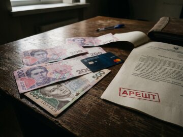 Арешт рахунків, пенсія, картка